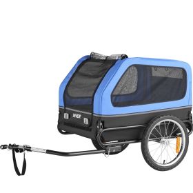 VEVOR Dog Bike Trailer, Supports up to 88 lbs, Pet Cart Bicycle Carrier for Small & Large Dogs, Easy Folding Frame with Quick Release Wheel